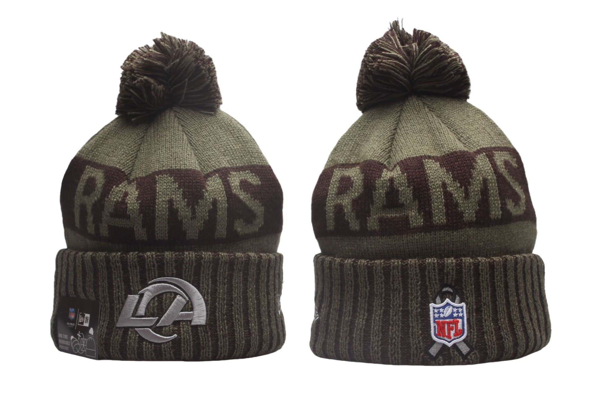 2026 NFL Los Angeles Rams Hat beanie style 02->->Sports Caps